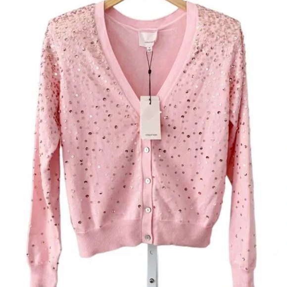 Cinq a Sept Nancy Sequin Cardigan - Picture 2 of 3
